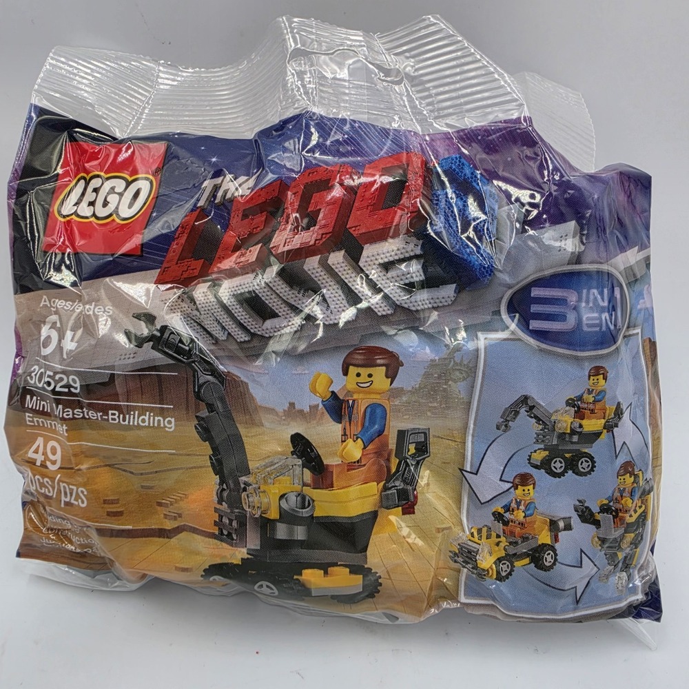 LEGO 30529 The LEGO Movie 2: Mini Master-Building Emmet NEW Retired 3in1 49pc